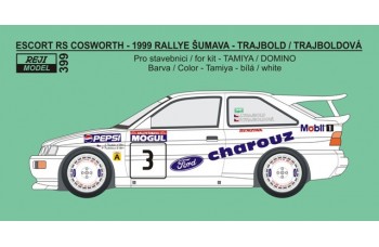 Decal – Escort RS Cosworth - Rallye Šumava 1999 - Trajbold / Trajboldová 1/24